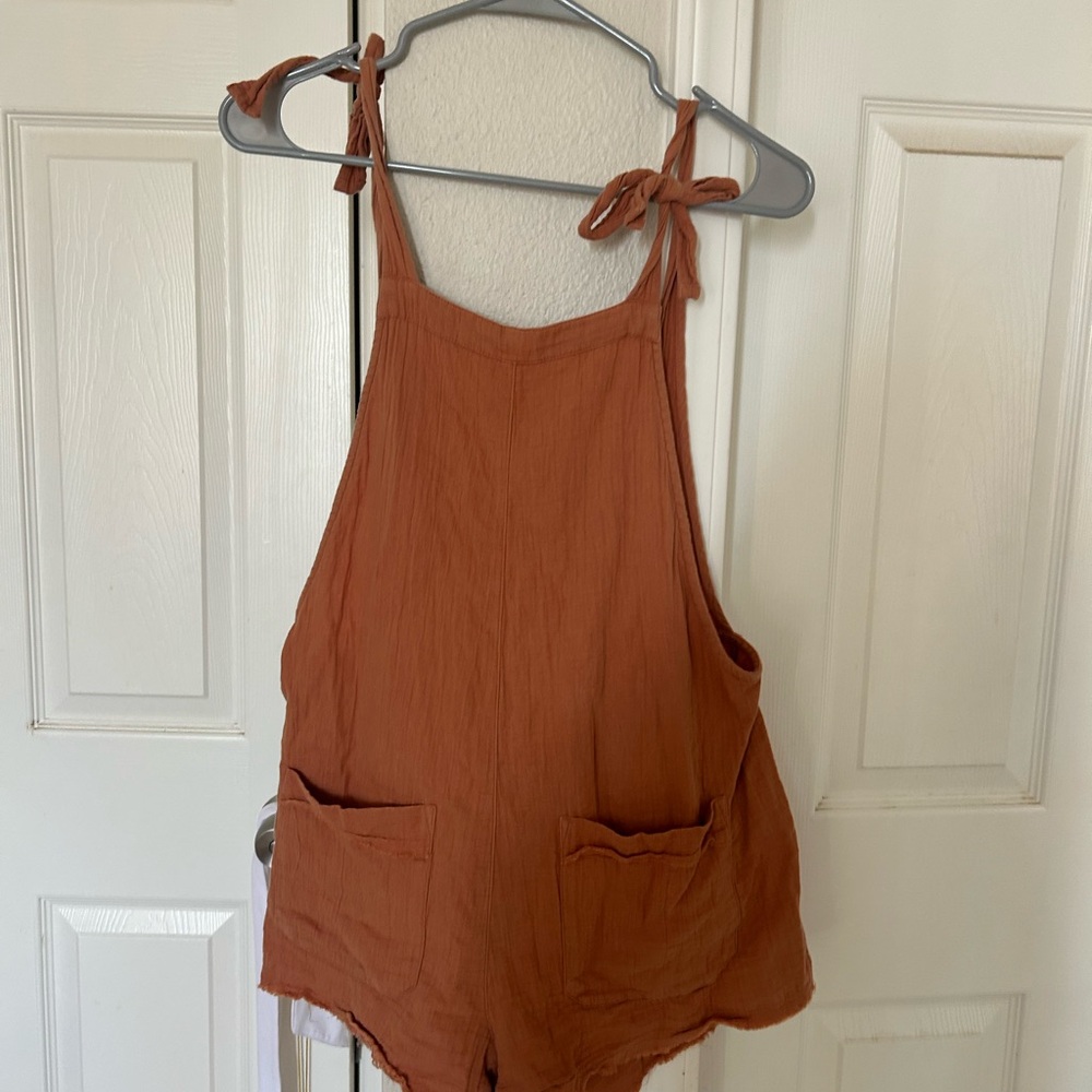 Rust Orange billabong Romper